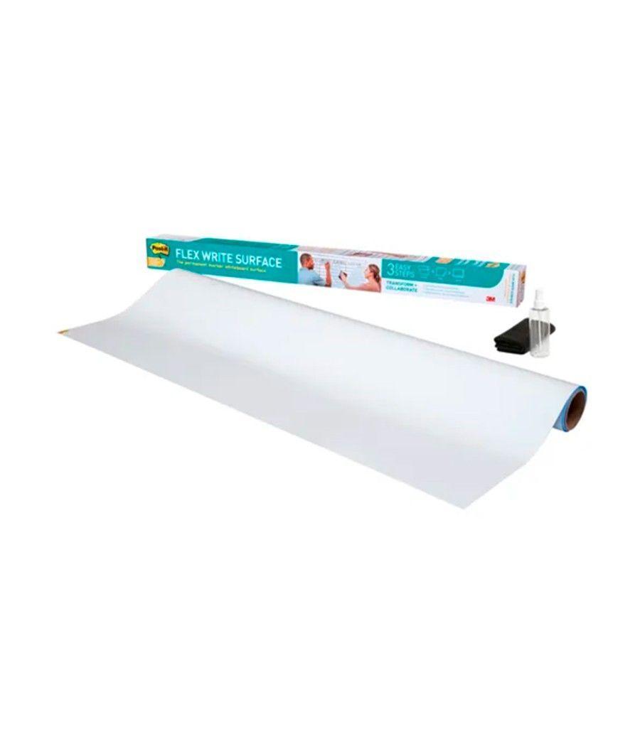 Pizarra blanca post-it super sticky flex rollo adhesivo removible 91,4x121,9 cm