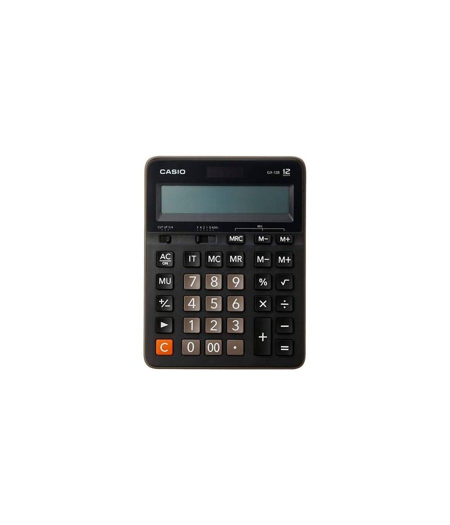 Casio calculadora de sobremesa 12 dígitos grandes solar y pilas