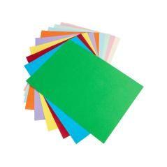 Bloc trabajos manuales liderpapel cartulina 240x315mm 10 hojas 5 colores neon + 5 colores intensos