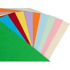 Bloc trabajos manuales liderpapel cartulina 240x315mm 10 hojas 5 colores neon + 5 colores intensos