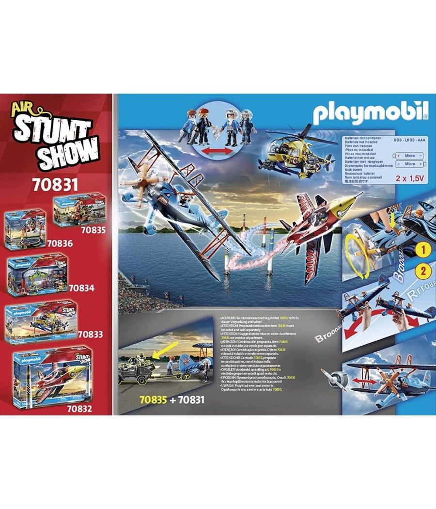 Playmobil stuntshow biplano phoenix