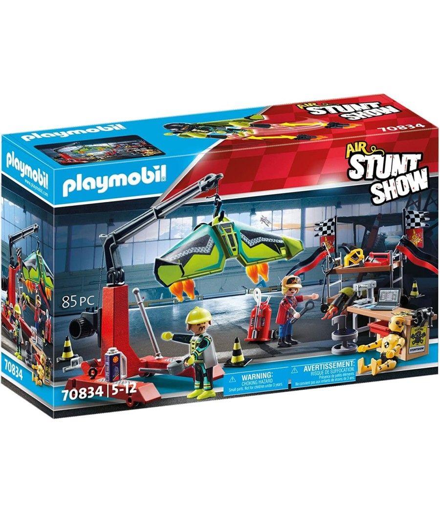 Playmobil air stuntshow estacion de servicio