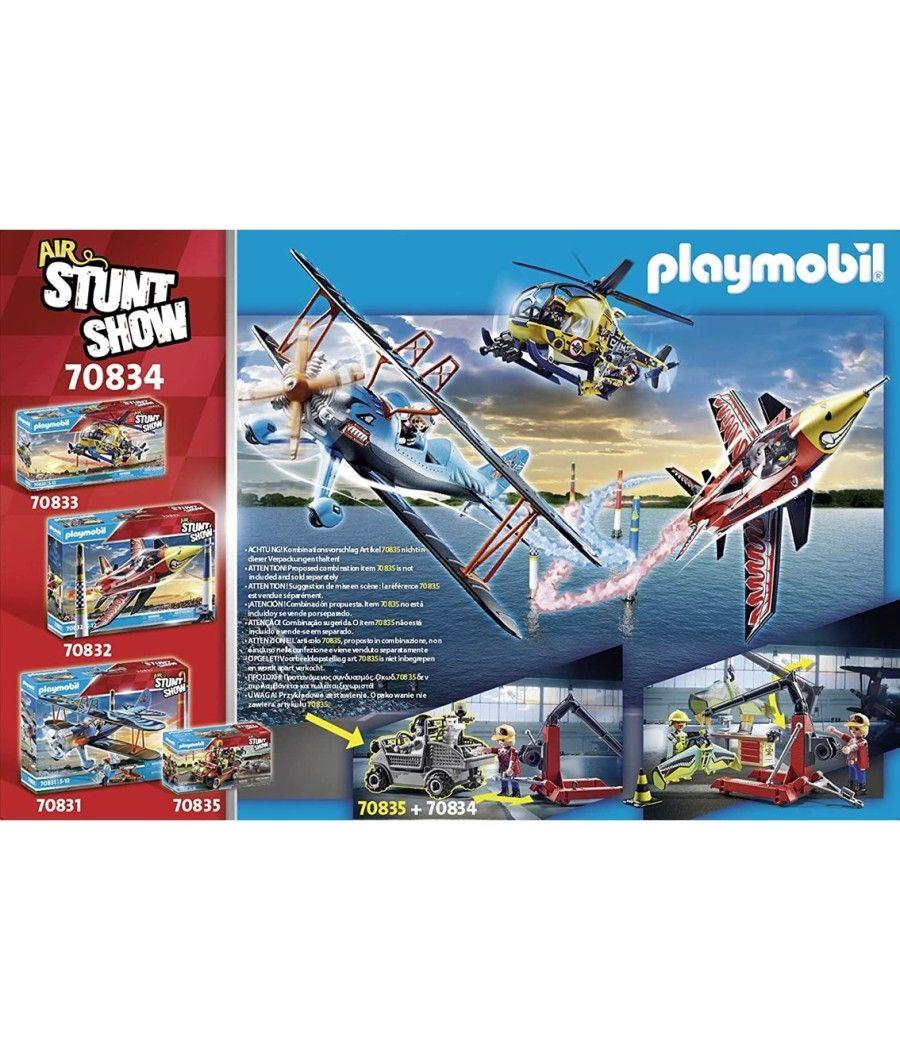 Playmobil air stuntshow estacion de servicio