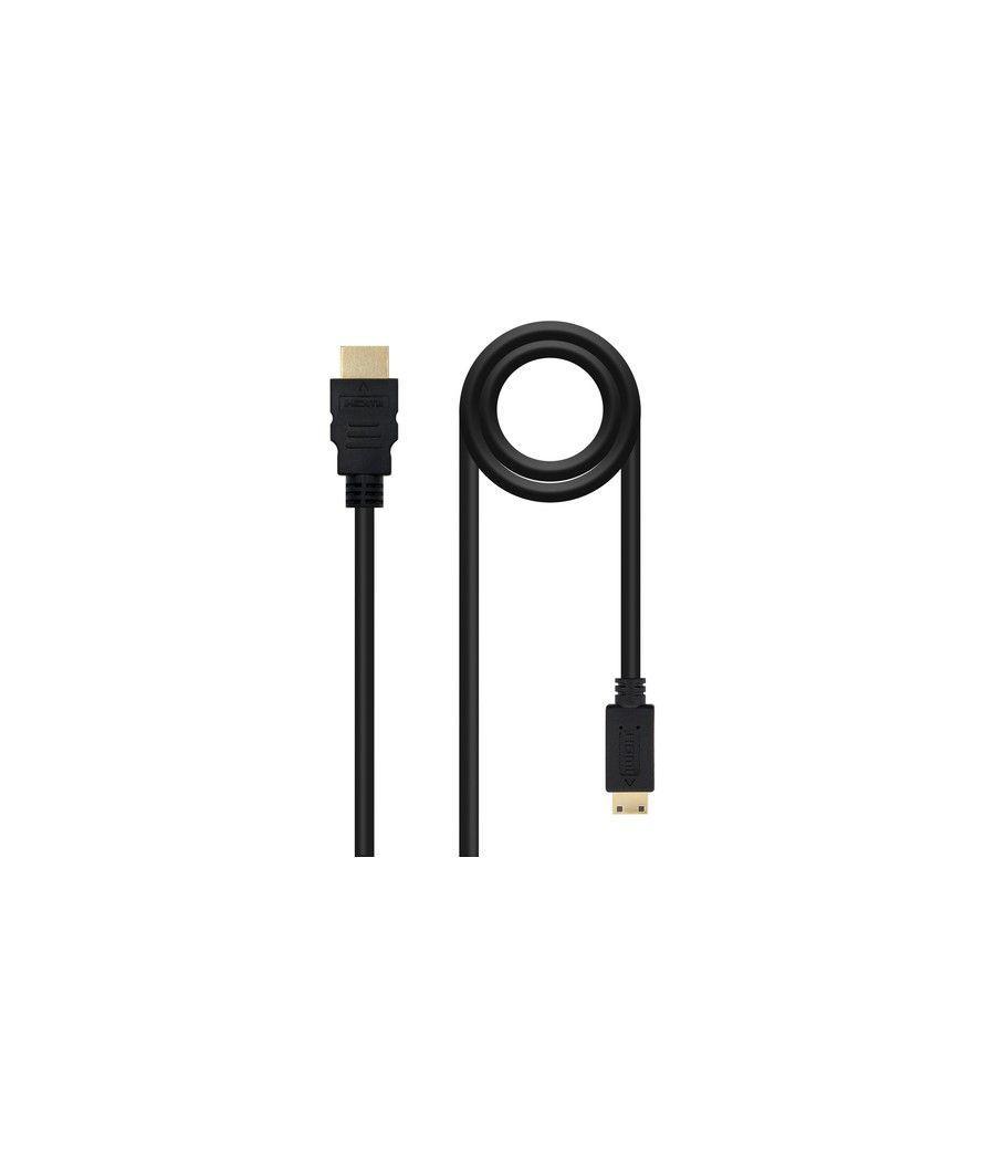 Nanocable CABLE HDMI A MINI HDMI V1.3, A/M-C/M, 1.8 M - Imagen 1