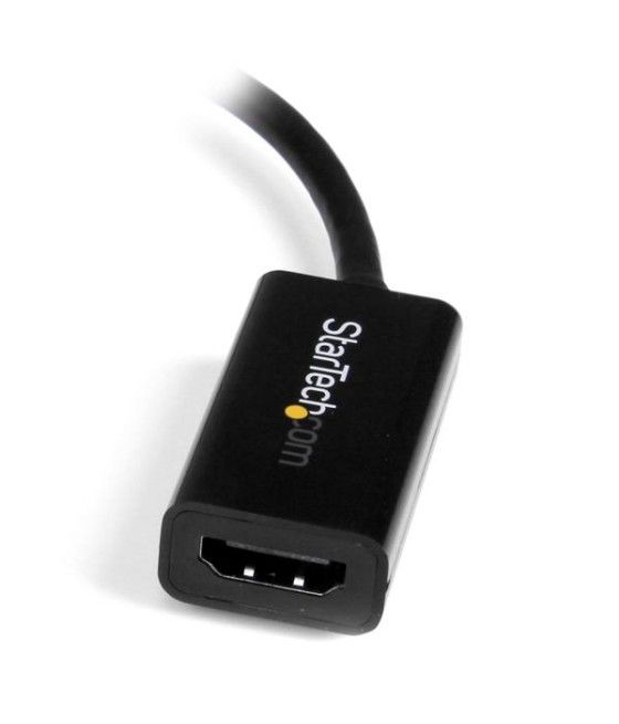 StarTech.com Conversor de Vídeo Mini DisplayPort a HDMI con Audio – Adaptador Activo MDP 1.2 para MacBook Pro – 4K 30Hz - Negro 