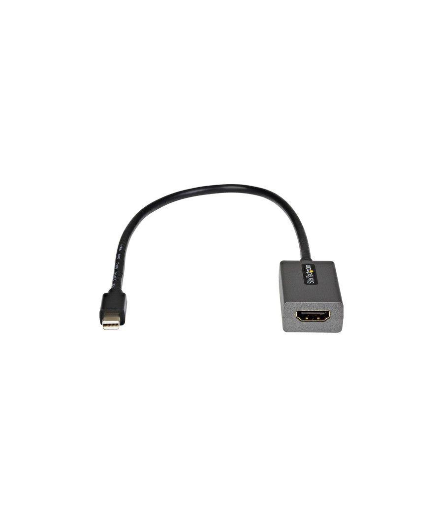 StarTech.com Adaptador Mini DisplayPort a HDMI - Tipo Llave - Conversor Mini DisplayPort 1.2 a HDMI 1080p - Convertidor de Vídeo