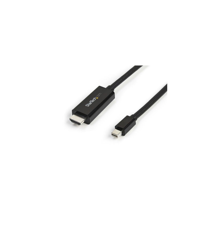 StarTech.com Cable Adaptador Mini DisplayPort a HDMI de 3m - 4K 30Hz - Imagen 1