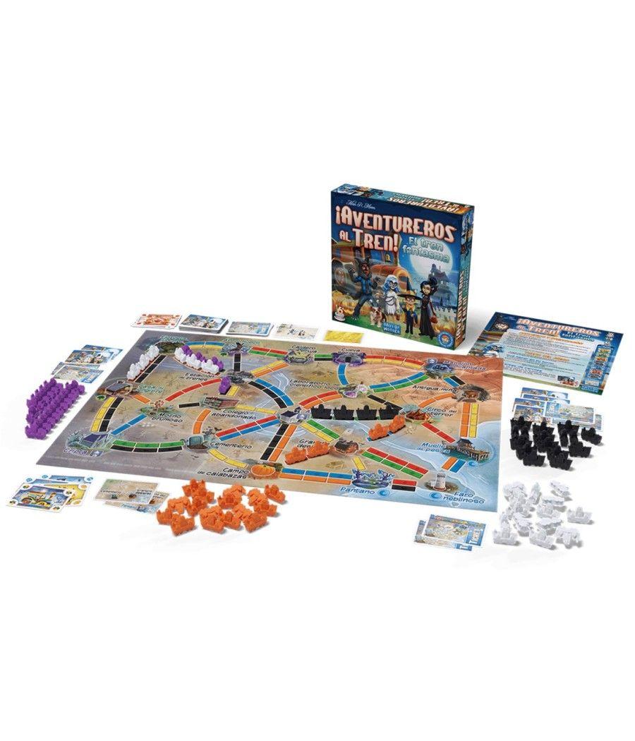 Juego de mesa ¡aventureros al tren! el tren fantasma pegi 6