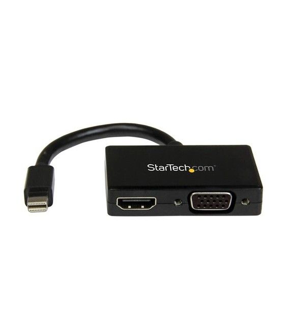 StarTech.com Adaptador Mini DP de Audio/Vídeo para Viajes - Conversor Mini DisplayPort a HDMI o VGA - 1920x1200 1080p - Imagen 1