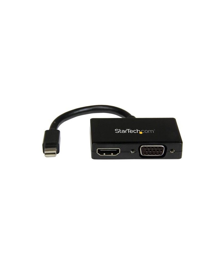 StarTech.com Adaptador Mini DP de Audio/Vídeo para Viajes - Conversor Mini DisplayPort a HDMI o VGA - 1920x1200 1080p - Imagen 2