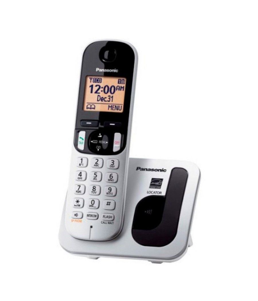 Teléfono inalámbrico panasonic kx-tgc210sp/ plata