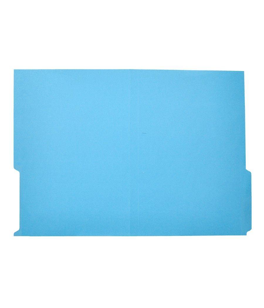 Subcarpeta cartulina liderpapel din a4 pestaña derecha 240g/m2 azul pack 50 unidades