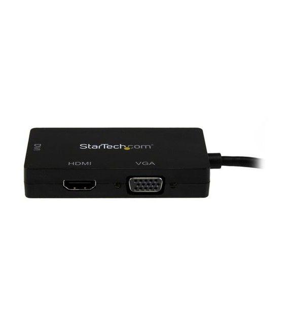 StarTech.com Adaptador Conversor de Mini DisplayPort a VGA DVI o HDMI - Convertidor A/V 3 en 1 para viajes - Imagen 3