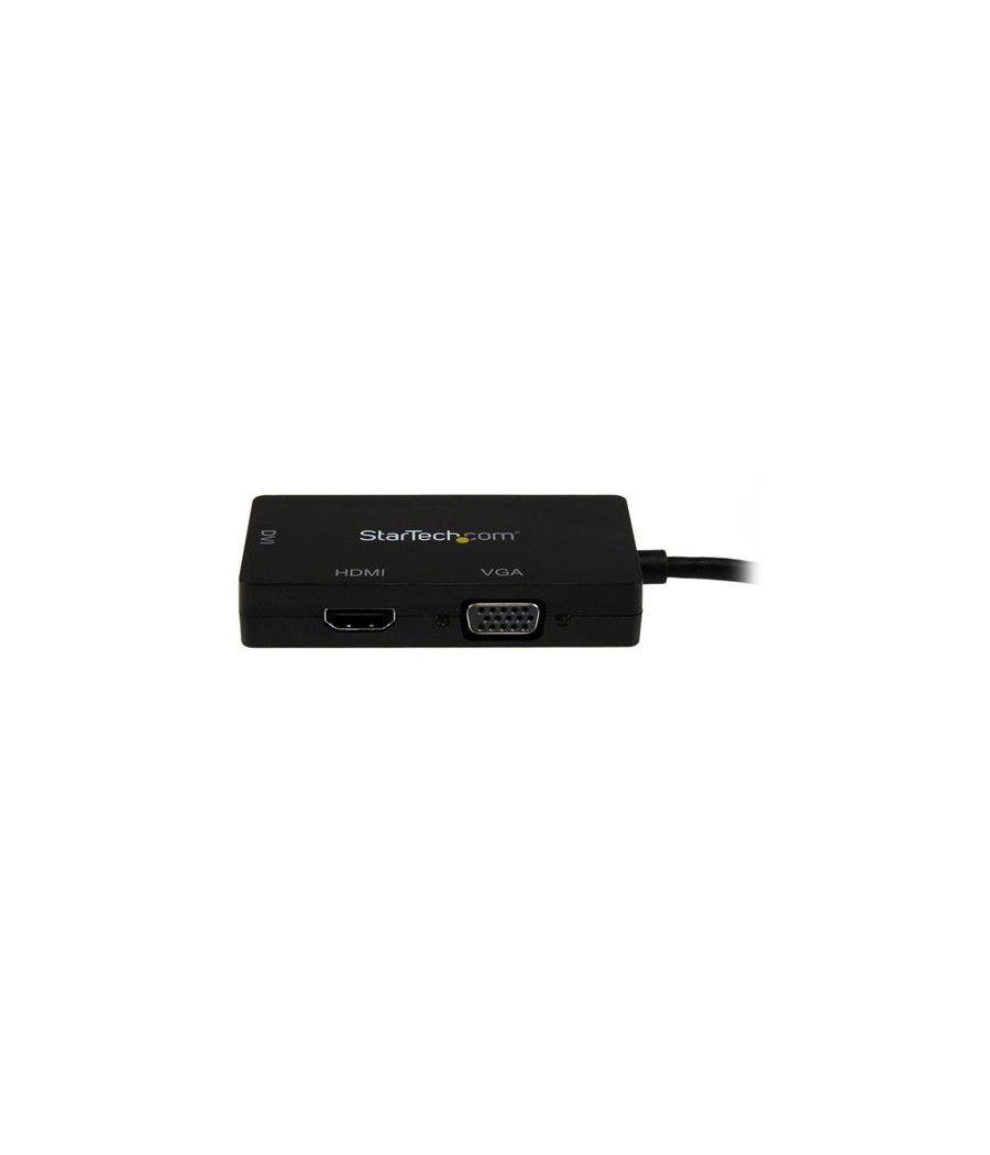 StarTech.com Adaptador Conversor de Mini DisplayPort a VGA DVI o HDMI - Convertidor A/V 3 en 1 para viajes - Imagen 3