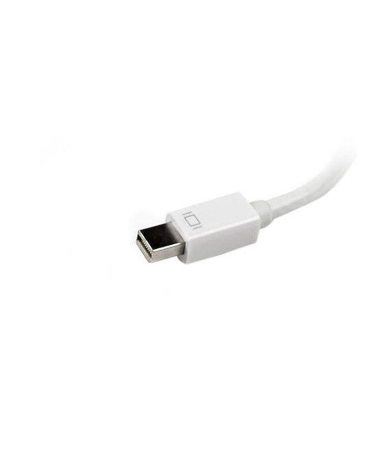 StarTech.com Adaptador Conversor de Mini DisplayPort a VGA DVI o HDMI - Convertidor A/V 3 en 1 para viajes - Blanco - Imagen 3