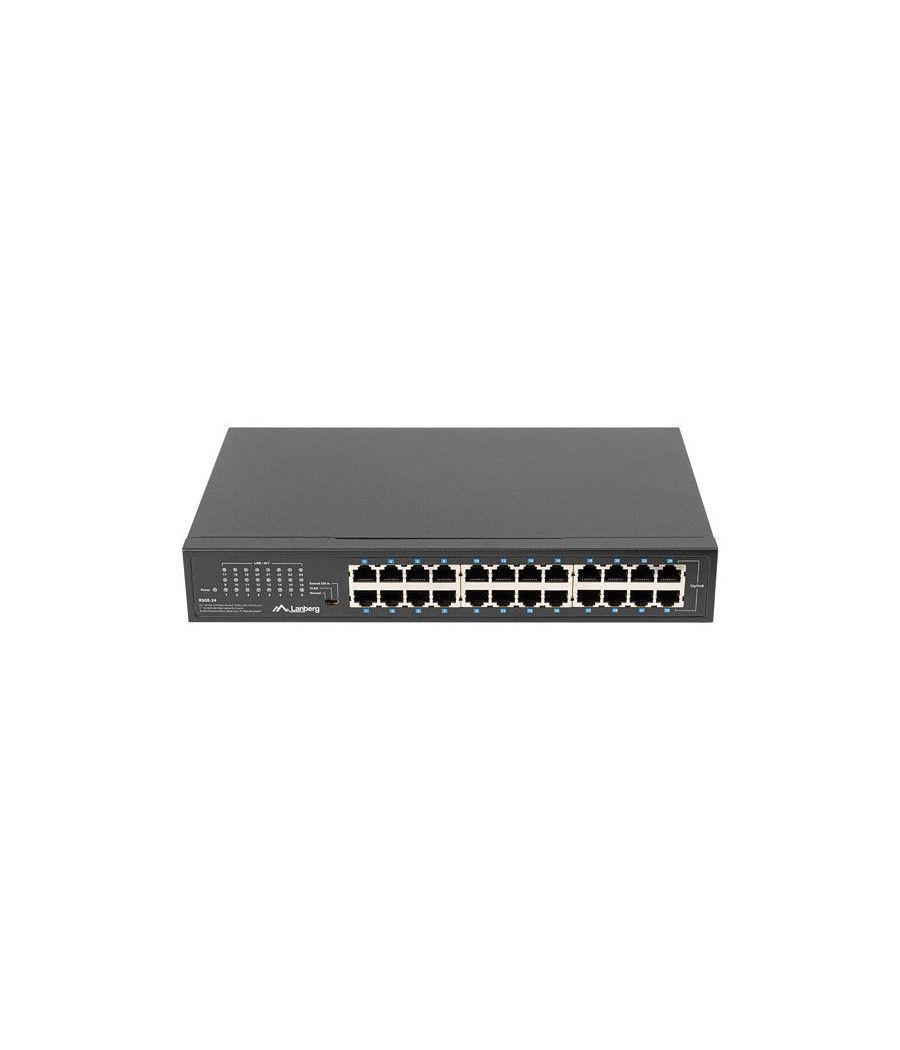 Switch lanberg 24 puertos gigabit ethernet rack 19"