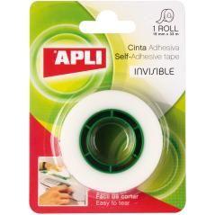 Apli cinta adhesiva transparente 33mx19mm pack -10u-