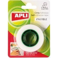 Apli cinta adhesiva transparente 33mx19mm pack -10u-