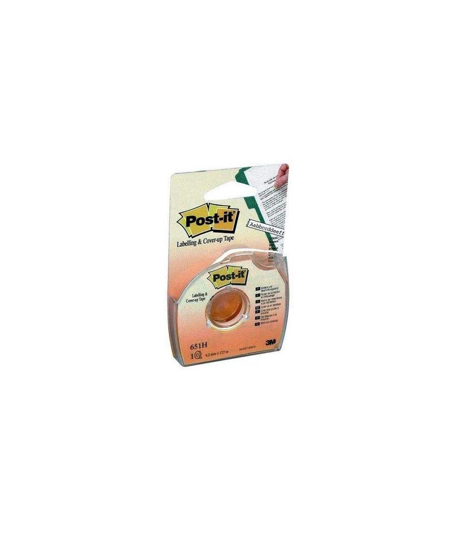 Post-it cinta adhesiva invisible 18x4 - 1 linea