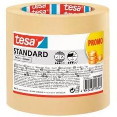 Tesa cinta de enmascarar standard adhesiva para pintor 50mx50mm en pack de 2 rollos