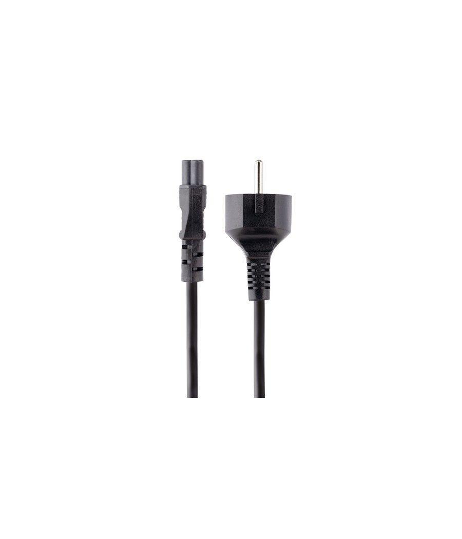 StarTech.com Cable de 3m de Alimentación de Repuesto para Ordenador Portátil, EU Schuko a C5, 2,5A 250V, 18AWG, para Cargador de