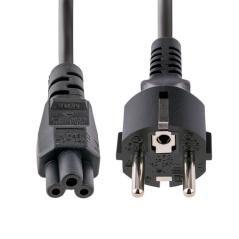 StarTech.com Cable de 3m de Alimentación de Repuesto para Ordenador Portátil, EU Schuko a C5, 2,5A 250V, 18AWG, para Cargador de