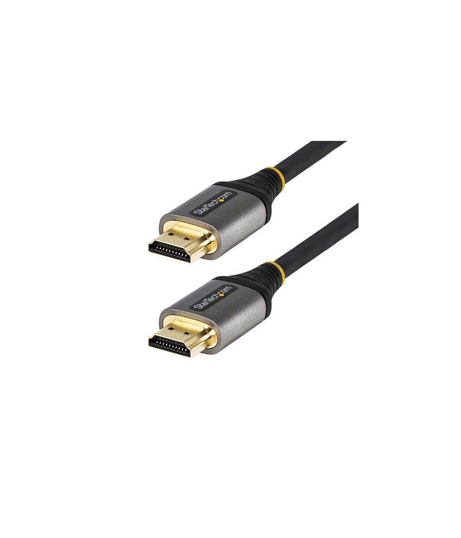 StarTech.com Cable 5m HDMI 2.0 de Alta Velocidad con Ethernet con Certificación Premium - Cable HDMI de 4K a 60Hz - HDR10 - ARC 