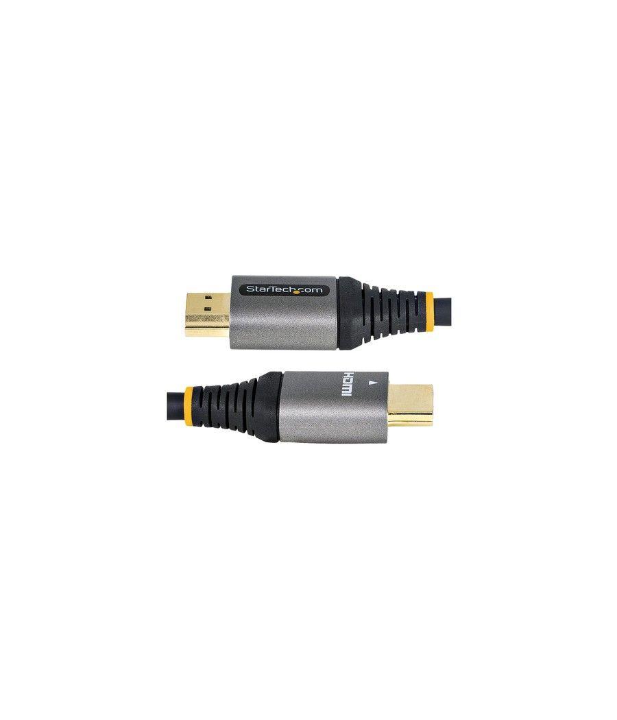 StarTech.com Cable 5m HDMI 2.0 de Alta Velocidad con Ethernet con Certificación Premium - Cable HDMI de 4K a 60Hz - HDR10 - ARC 