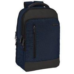 Cartera escolar safta business (black-blue-grey) mochila...