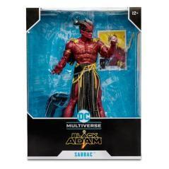 Figura mcfarlane toys megafigura dc black adam sabbac