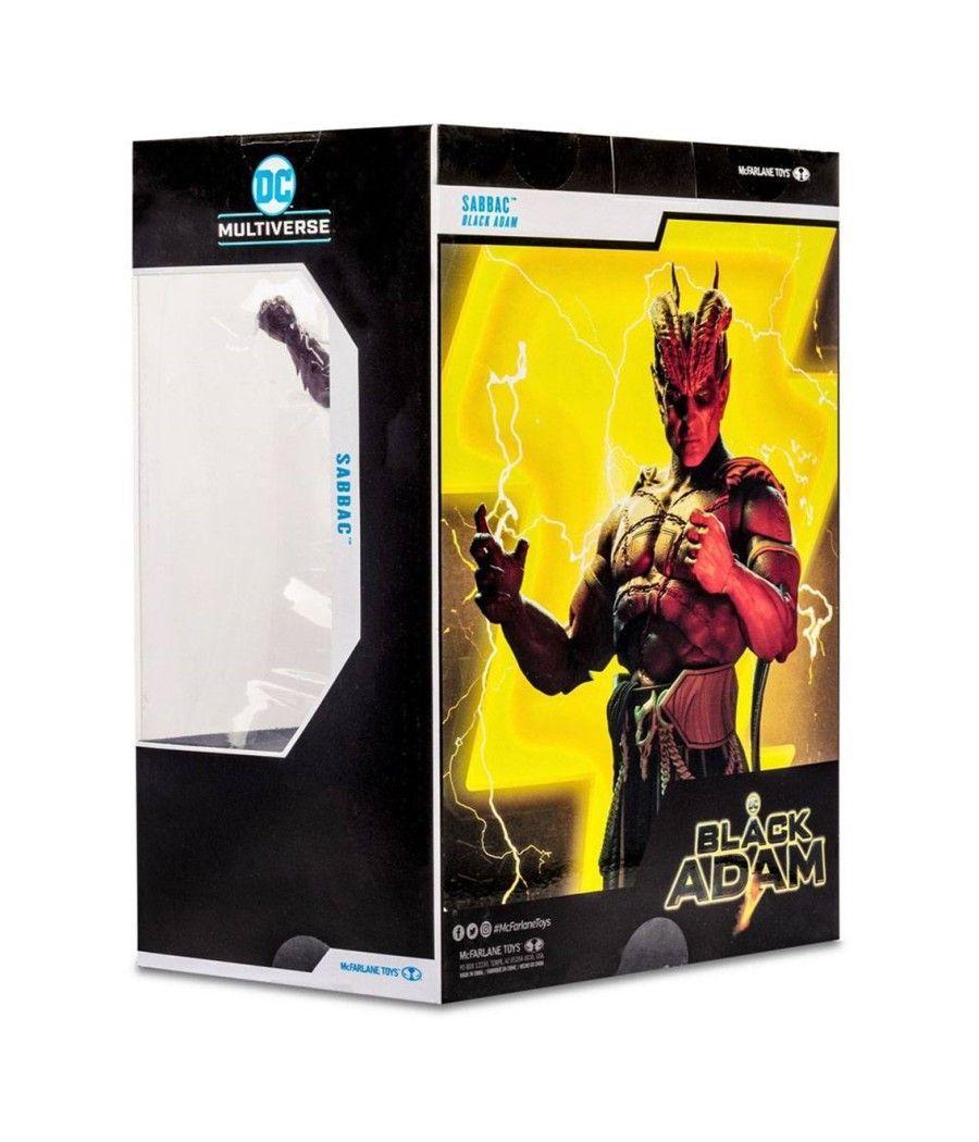 Figura mcfarlane toys megafigura dc black adam sabbac