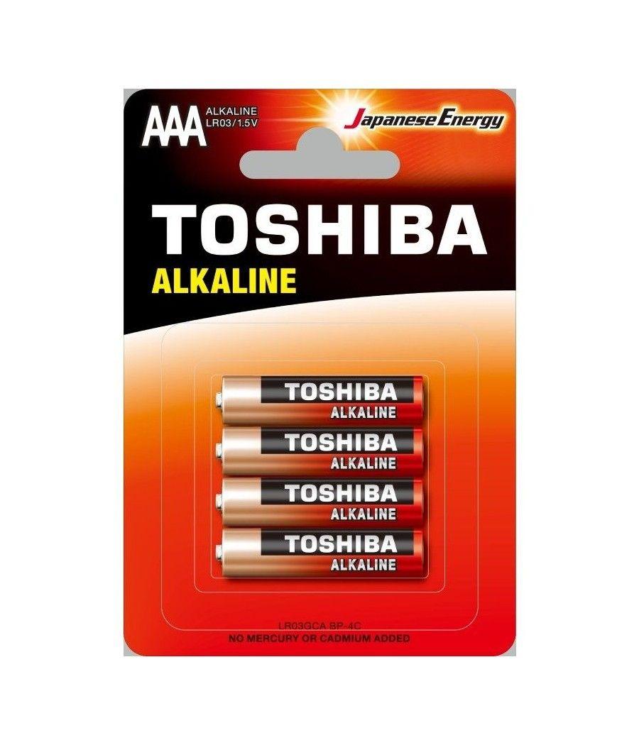 Pack de 4 pilas aaa toshiba lr03 eco/ 1.5v/ alcalinas