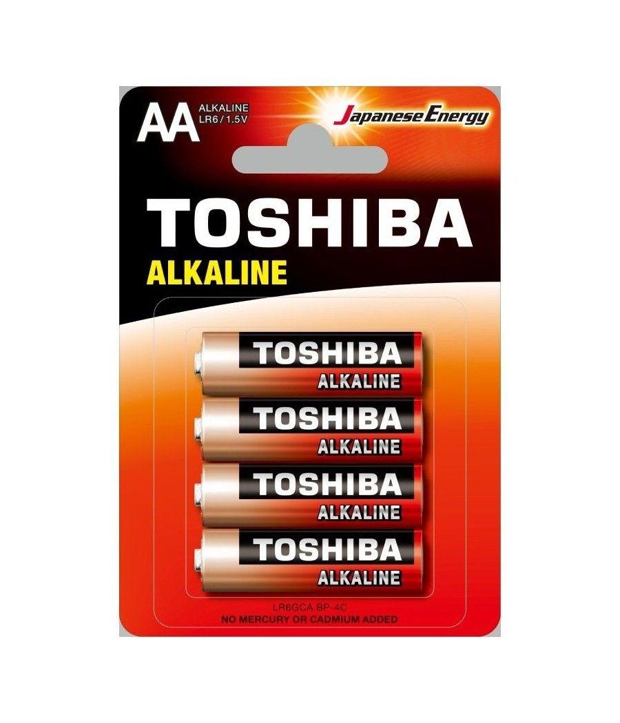Pack de 4 pilas aa toshiba lr6 eco/ 1.5v/ alcalinas
