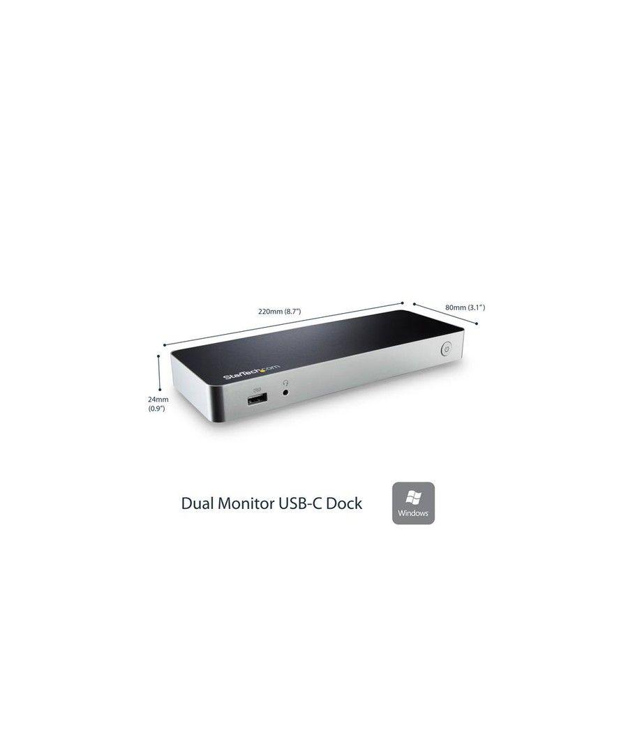 StarTech.com Dock USB-C con MST para Monitores Duales - 5 Puertos USB 3.0 - Imagen 2