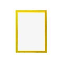 Marco porta anuncios liderpapel magnetico din a4 dorso adhesivo removible color amarillo