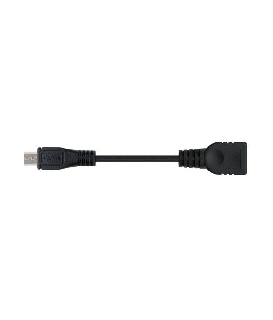 Nanocable CABLE USB 2.0 OTG, TIPO MICRO B/M-A/H, NEGRO, 15 CM - Imagen 3