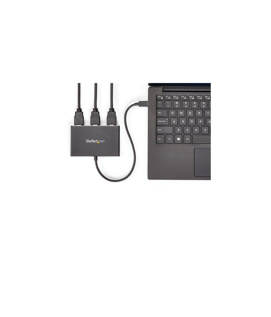 StarTech.com MSTCDP123HD Adaptador gráfico USB 3840 x 2160 Pixeles Negro - Imagen 5