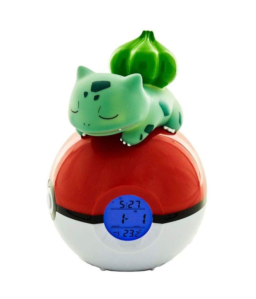 Lampara led despertador reloj teknofun madcow entertainment pokemon bulbasaur durmiendo en pokeball