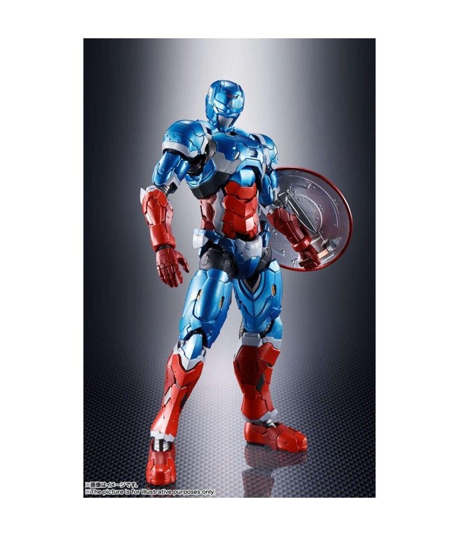 Figura tamashii nations marvel tech on avengers sh figuarts capitan america