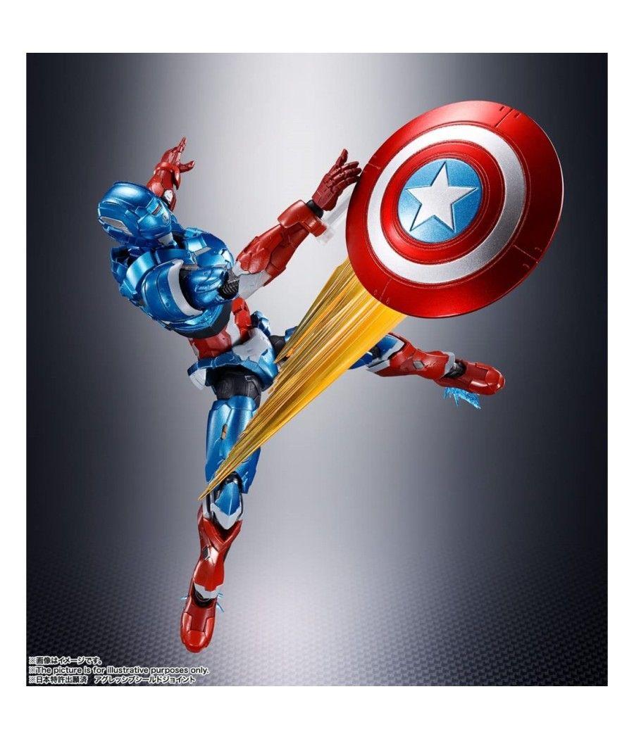 Figura tamashii nations marvel tech on avengers sh figuarts capitan america