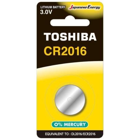 Pilas de botón toshiba cr2016/ 3v