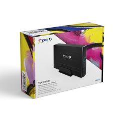 Caja externa tooq tqe - 3520b para hdd 3.5pulgadas sata usb 2.0 negro
