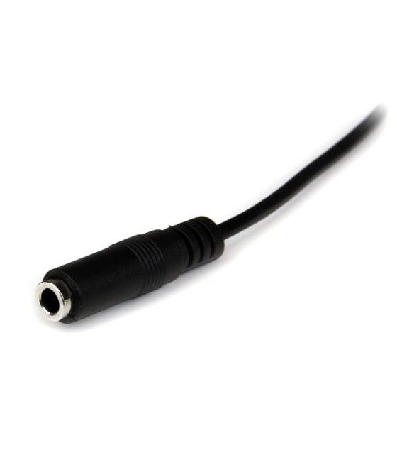 StarTech.com Cable de 1m de Extensión Alargador de Auriculares Mini-Jack 3,5mm 3 pines Macho a Hembra - Imagen 4