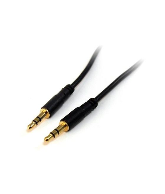 StarTech.com Cable Delgado de 91cm de Audio Estéreo Conector Mini Jack 3,5mm - Plug TRRS - Macho a Macho - Imagen 1