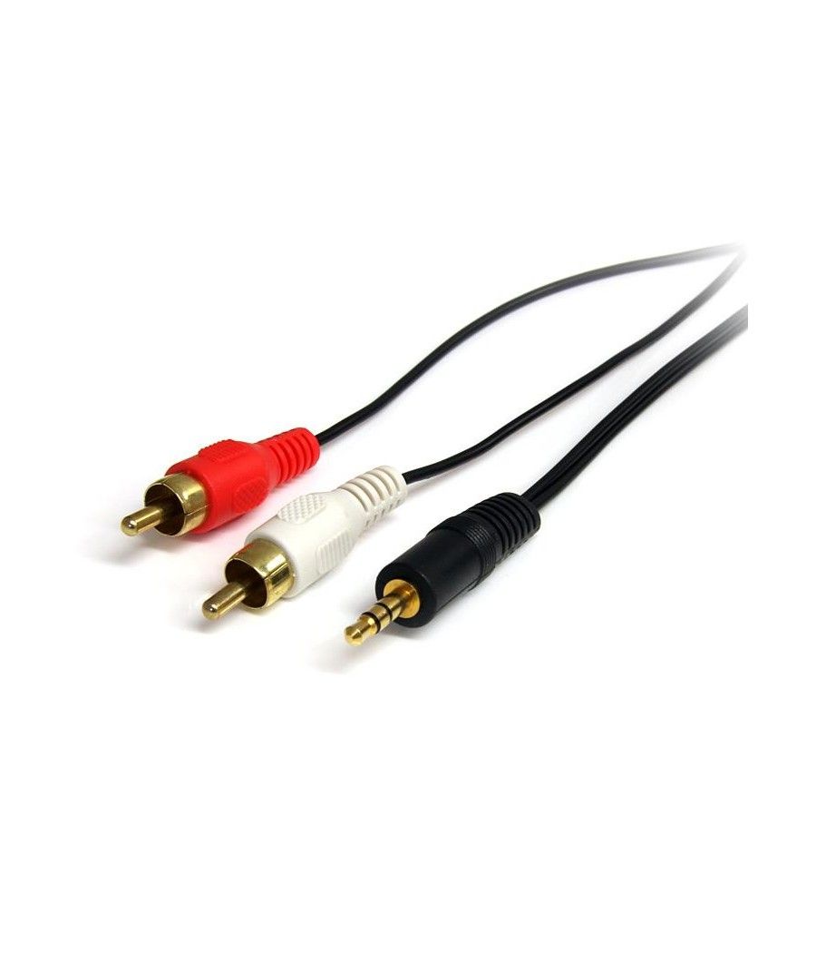 StarTech.com Cable de 1,8m de Audio Estéreo - 3,5mm a 2x RCA - Imagen 2