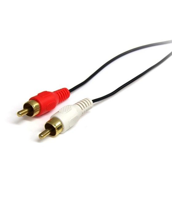 StarTech.com Cable de 1,8m de Audio Estéreo - 3,5mm a 2x RCA - Imagen 3
