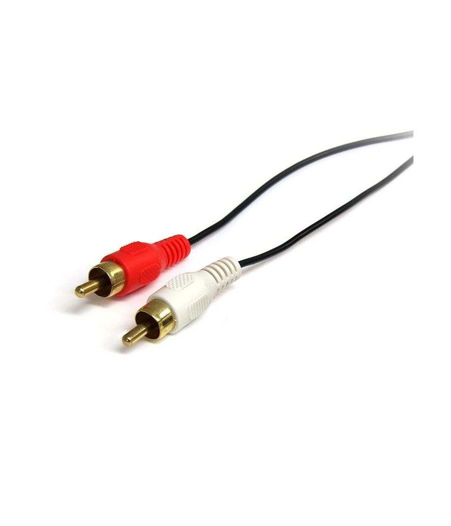 StarTech.com Cable de 1,8m de Audio Estéreo - 3,5mm a 2x RCA - Imagen 3
