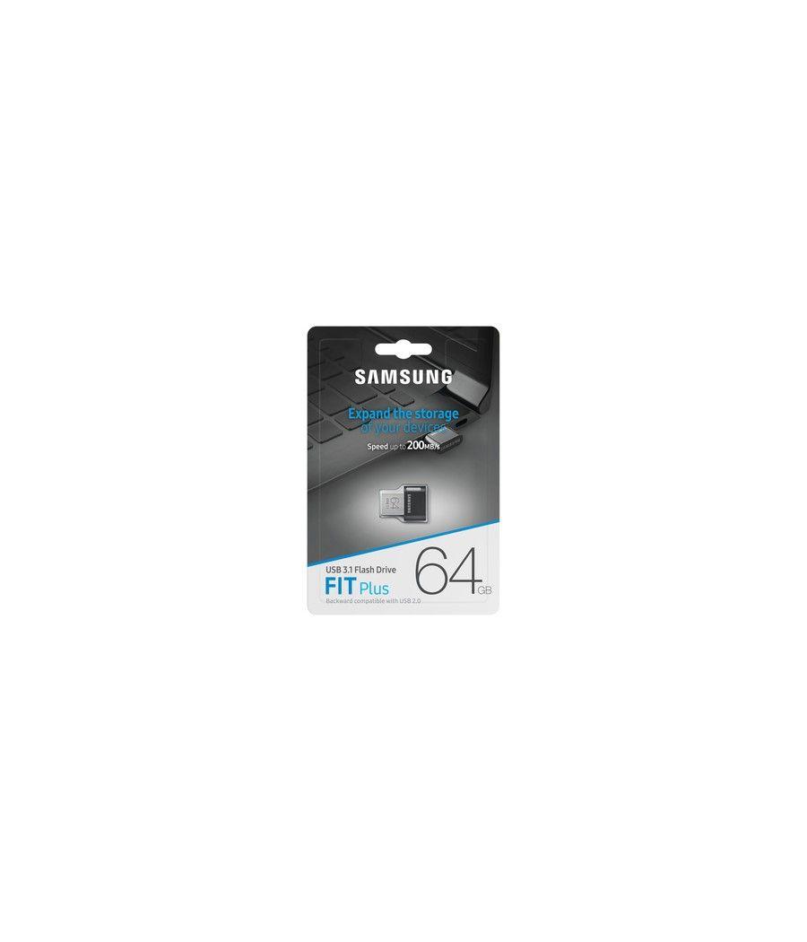 Samsung MUF-64AB unidad flash USB 64 GB USB tipo A 3.2 Gen 1 (3.1 Gen 1) Gris, Plata - Imagen 7