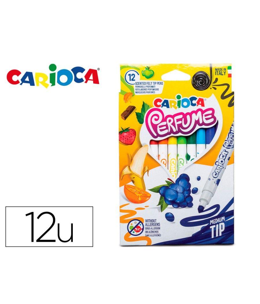 Rotulador carioca perfume xplosion caja de 12 unidades colores surtidos