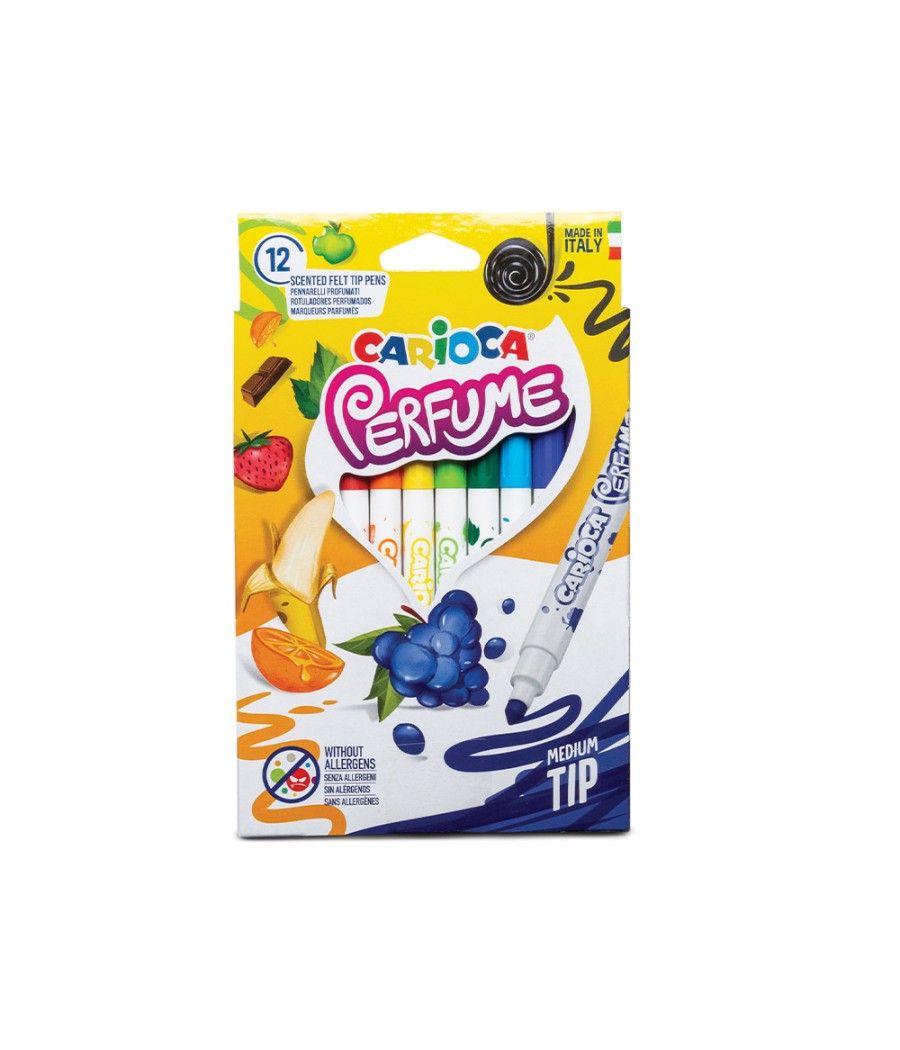 Rotulador carioca perfume xplosion caja de 12 unidades colores surtidos